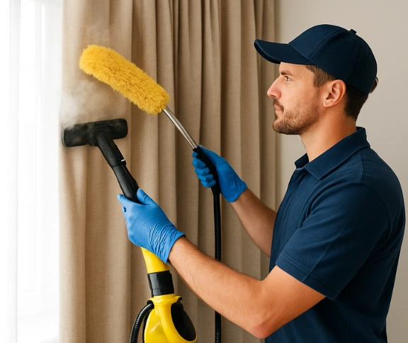 Trusted residential curtain cleaning technician Matty Curtain Cleaning mount-ousley-nsw QLD