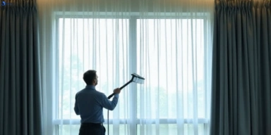 Commercial drapes cleaning service mount-ousley-nsw hotels offices